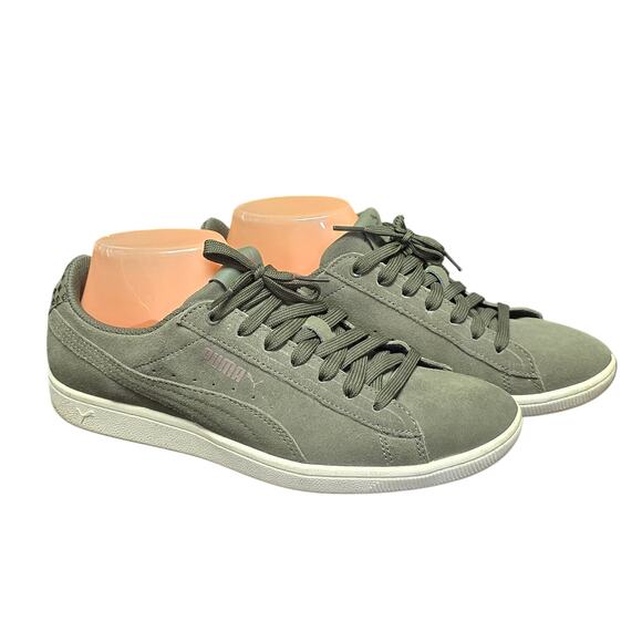 Puma Forest Green Vikky Soft Foam Shoes Low Top Sneaker - Picture 10 of 10